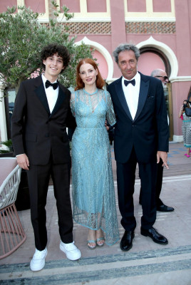 Jessica Chastain-&quot;The Hand Of God&quot; Pre-Cocktail