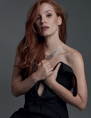 Jessica Chastain  by David Roemer for Harper&#039;s Bazaar España || Jan 2021