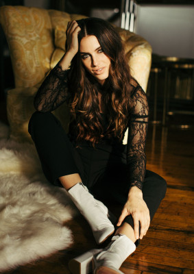 Jessica Lowndes – The Jumpsuit Photoshoot For Her Blog, March 2017