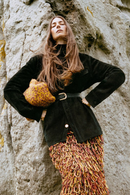 Jessica Miller for Gabriela Hearst Resort 2025