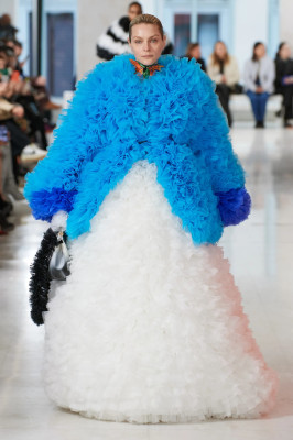 Jessica Stam - Tomo Koizumi Fall/Winter 2023 Fashion Show in New York
