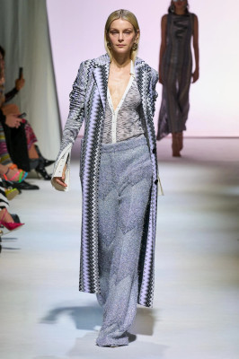 Jessica Stam - Missoni Fall/Winter 2023 Fashion Show in Milan