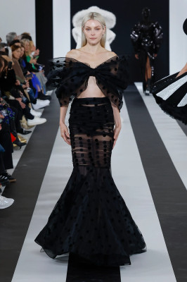 Jessica Stam - Nina Ricci Fall/Winter 2023 Fashion Show in Paris