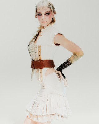 Jessica Stam for Alexandra Carl by Arnaud Lajeunie