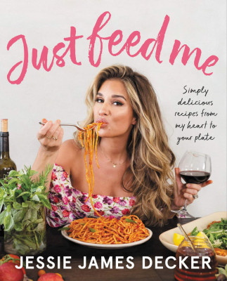 JESSIE JAMES on the Cover of Her Just Feed Me Book, 2020
