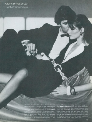 Joan Severance ~ US Vogue September 1980 by Arthur Elgort