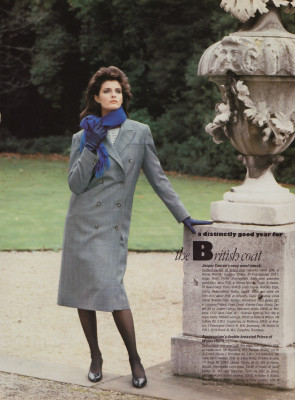 Joan Severance ~ VOGUE U.K. February 1984 #2241 by Eric Boman