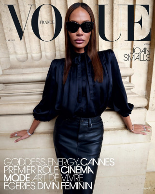 Joan Smalls for Vogue France May 2025 by Mario Sorrenti