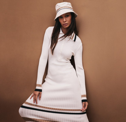 Joan Smalls for BOSS S/S 2022 by Mikael Jansson