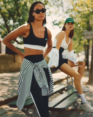 Joan Smalls &amp;amp; Luna Bijl ~ Lacoste x Bandier by Quentin De Briey