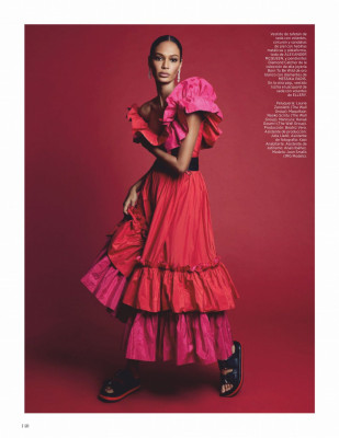 JOAN SMALLS in Harper’s Bazaar Magazine, Spain February 2020
