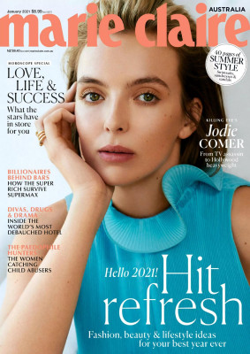 Jodie Comer by Claudia &amp; Ralf Pulmanns for Marie Claire Australia \\ Jan 2021