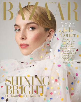 Jodie Comer by Agata Pospieszynska for Harper&#039;s Bazaar UK (Dec 2021)