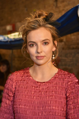 Jodie Comer at Molly Goddard Show at London Fashion Week 09/15/2018  