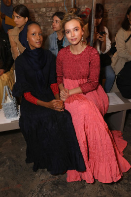 Jodie Comer at Molly Goddard Show at London Fashion Week 09/15/2018  