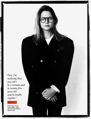 Jodie Foster ~ VANITY FAIR US Sept 1988 by Annie Leibovitz