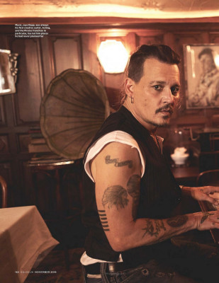 Johnny Depp ~ GQ Magazine (UK) Nov 2018 by Greg Williams