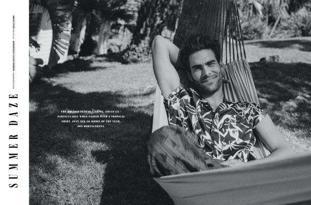 Jon Kortajarena - photoshoot for GQ Australia 2018, by Hannah Scott