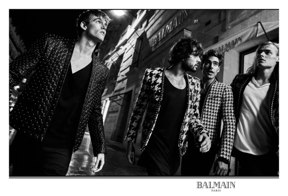 Jon Kortajarena - Balmain Fall-Winter Campaign by Olivier Rousteing