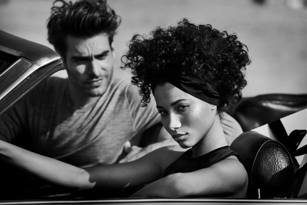 Jon Kortajarena - by Peter Lindbergh for Douglas Cosmetics Ad Campaign