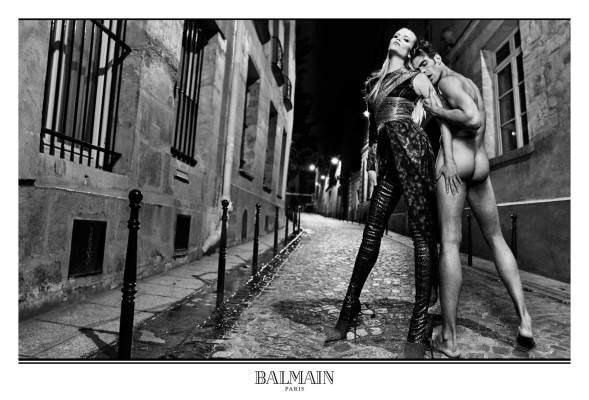 Jon Kortajarena - Balmain Fall-Winter Campaign by Olivier Rousteing