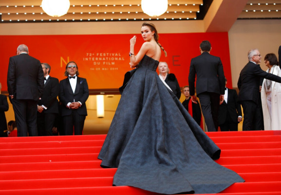 Josephine Skriver – “A Hidden Life” Red Carpet at Cannes Film Festival