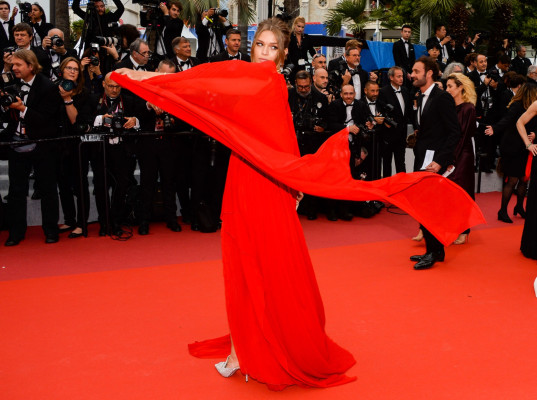 Josephine Skriver – “La Belle Epoque” Red Carpet at Cannes Film Festival