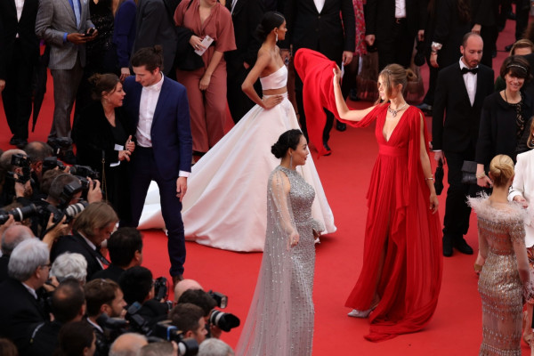 Josephine Skriver – “La Belle Epoque” Red Carpet at Cannes Film Festival