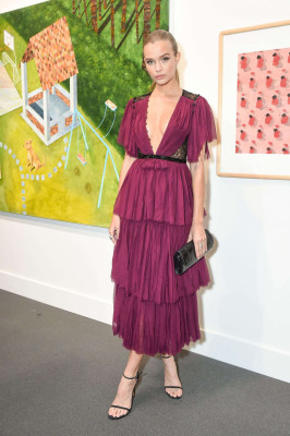 Josephine Skriver at Take Home a Nude Auction and Dinner in NY