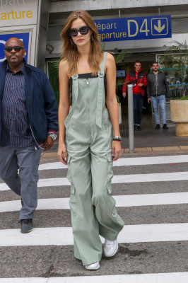 Josephine Skriver at Nice Airport 