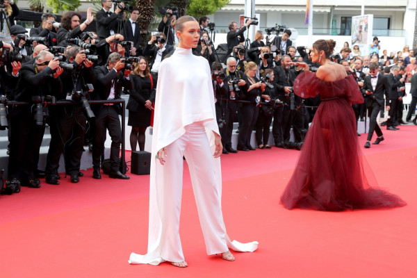 Josephine Skriver – “Oh Mercy!” Red Carpet at Cannes Film Festival