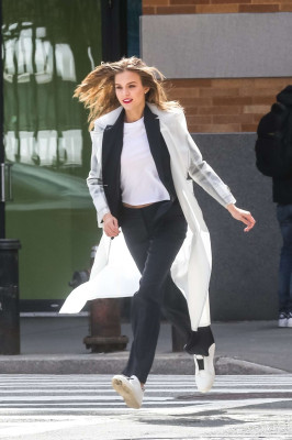 Josephine Skriver – On set of a photoshoot in NYC