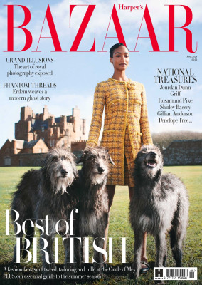 Jourdan Dunn ~ UK Harpers Bazaar June 2024 by Richard Phibbs