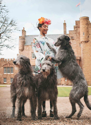 Jourdan Dunn ~ UK Harpers Bazaar June 2024 by Richard Phibbs