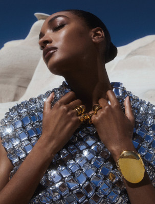 Jourdan Dunn ~ Vogue Greece September 2021 by Álvaro Beamud Cortés