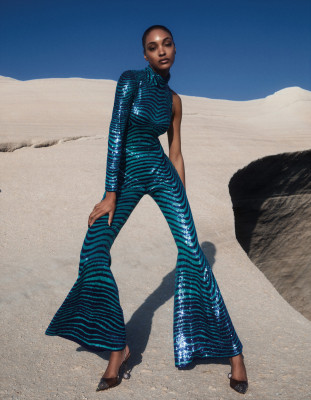 Jourdan Dunn ~ Vogue Greece September 2021 by Álvaro Beamud Cortés