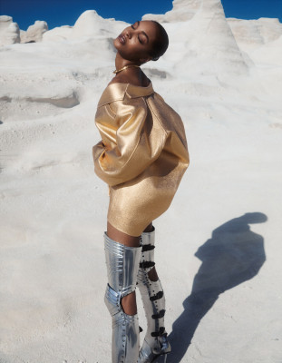 Jourdan Dunn ~ Vogue Greece September 2021 by Álvaro Beamud Cortés