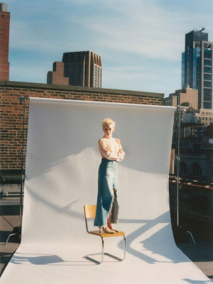 JULIA GARNER in The Edit by Net-a-porter, March 2020