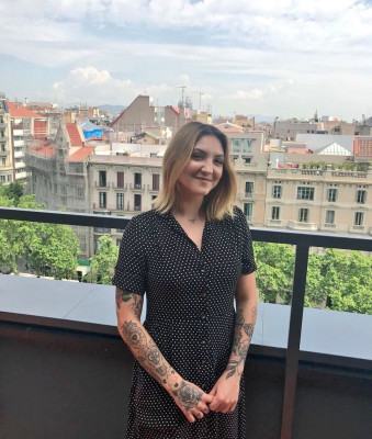 Julia Michaels in Barcelona 05/09/2018