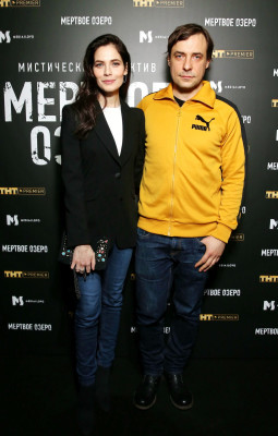 Юлия Снигирь - на премьре сериала «Мертвое озеро» в Москве