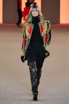 Julia Stegner - Balmain Autumn/Winter Fashion Show in Paris