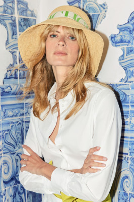 Julia Stegner for CH Herrera s/s 2024