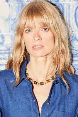 Julia Stegner for CH Herrera s/s 2024