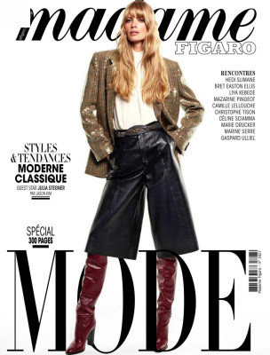 JULIA STEGNER in Madame Figaro Magazine, France August 2019