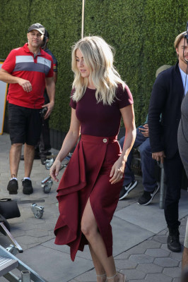 Julianne Hough and Derek Hough at Universal Studios 