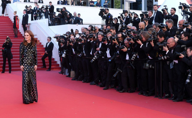 Julianne Moore on Red Carpet – “Okja” premiere at Cannes Film Festival