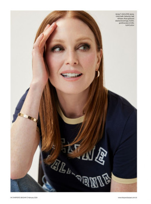 Julianne Moore – Harper’s Bazaar UK, February 2024