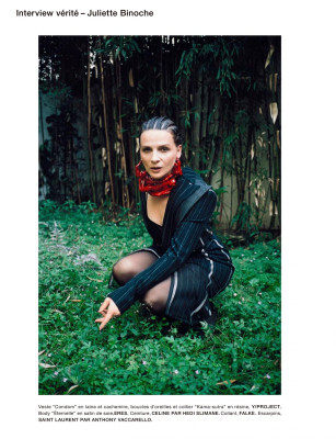 JULIETTE BINOCHE in Numero Magazine, France October 2019