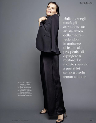 Juliette Binoche for iO Donna // 2019
