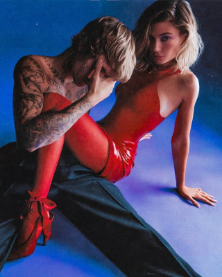 Hailey Bieber & Justin Bieber for Vogue Italia // October 2020